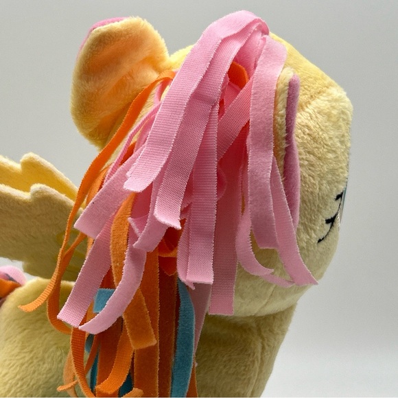 2014 My Little Pony Fluttershy Plush 11 in Pegasus Wings Hasbro Butterfly Mark - Picture 10 of 14